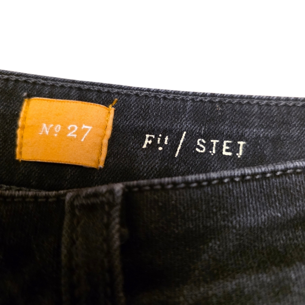Pilcro And The Letterpress The Stet  Skinny Black Jeans Size 27 - Picture 7 of 11